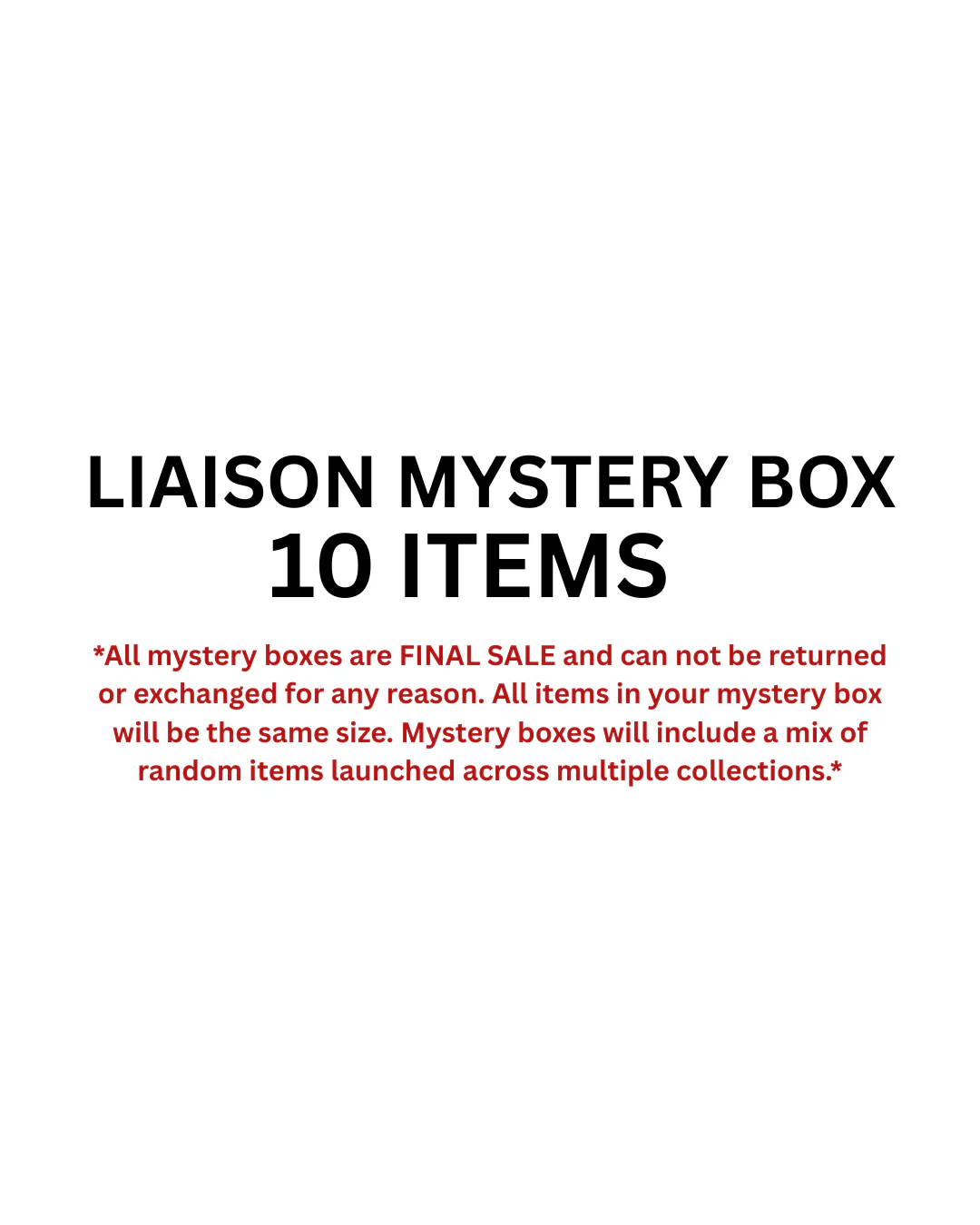 Mystery Boxes
